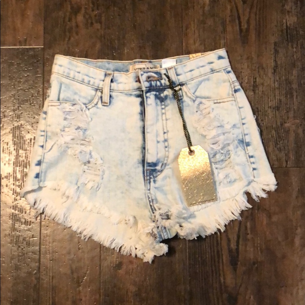 High waisted shorts